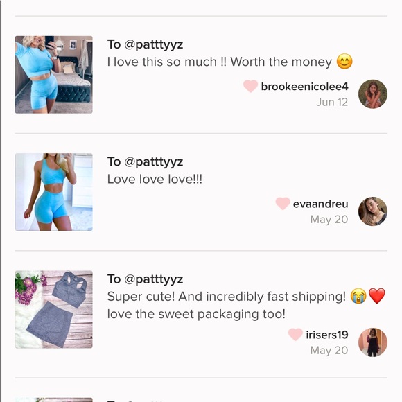 NWOT SET//High Waist Workout Shorts blue - Picture 11 of 11